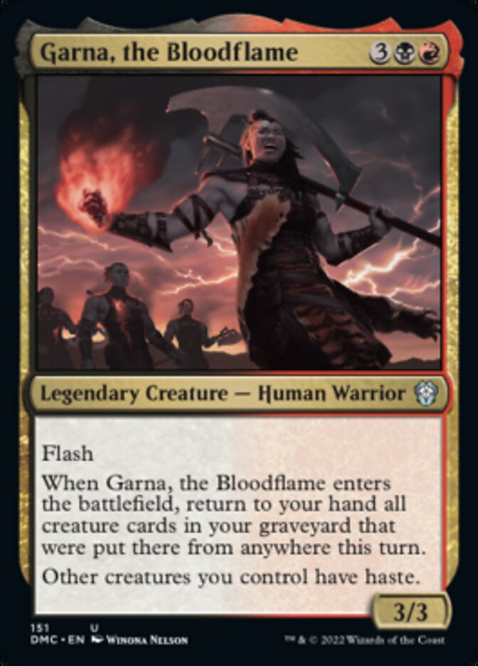 Garna, the Bloodflame [Dominaria United Commander] | Exor Games New Glasgow