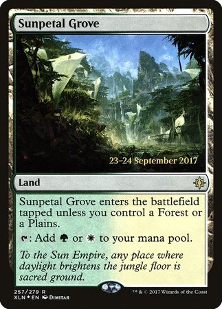 Sunpetal Grove [Ixalan Promos] | Exor Games New Glasgow