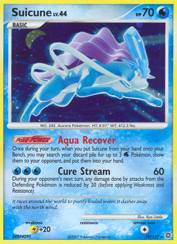 Suicune (19/132) [Diamond & Pearl: Secret Wonders] | Exor Games New Glasgow