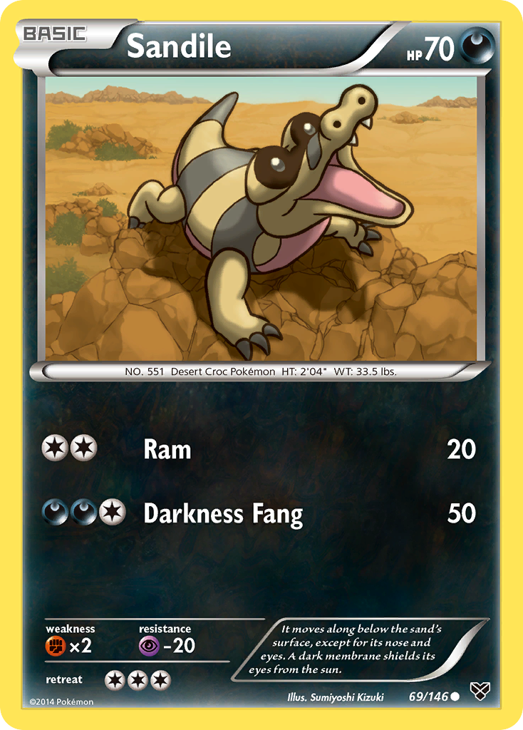 Sandile (69/146) [XY: Base Set] | Exor Games New Glasgow