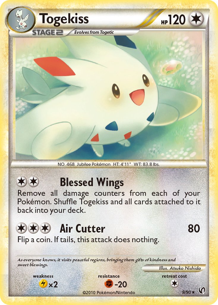 Togekiss (9/90) (Theme Deck Exclusive) [HeartGold & SoulSilver: Undaunted] | Exor Games New Glasgow