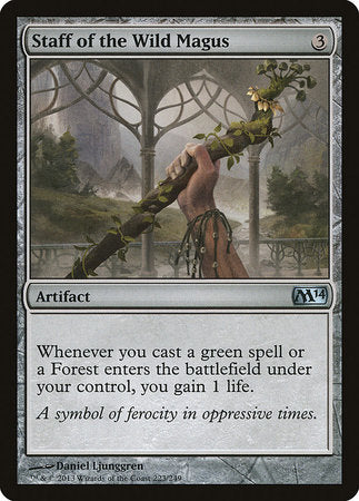 Staff of the Wild Magus [Magic 2014] | Exor Games New Glasgow