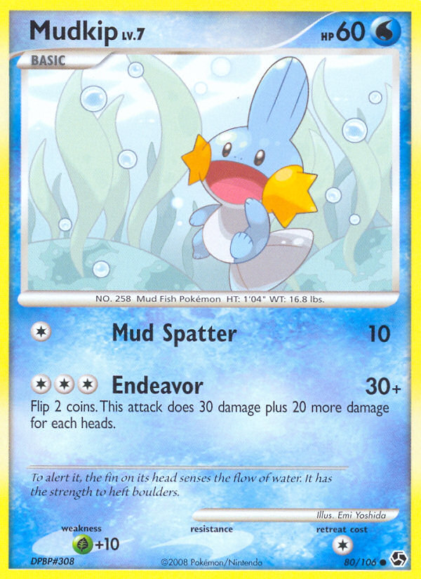 Mudkip (80/106) [Diamond & Pearl: Great Encounters] | Exor Games New Glasgow