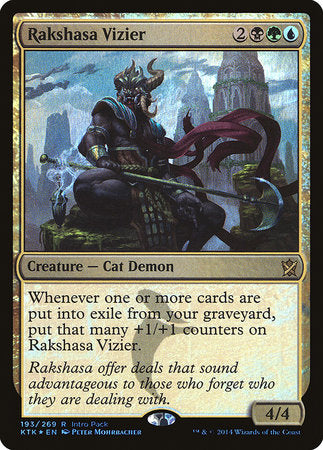 Rakshasa Vizier [Khans of Tarkir Promos] | Exor Games New Glasgow