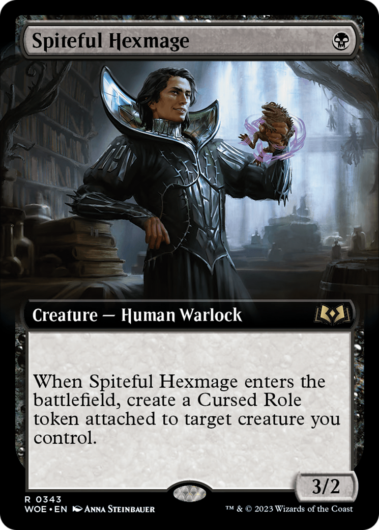 Spiteful Hexmage (Extended Art) [Wilds of Eldraine] | Exor Games New Glasgow