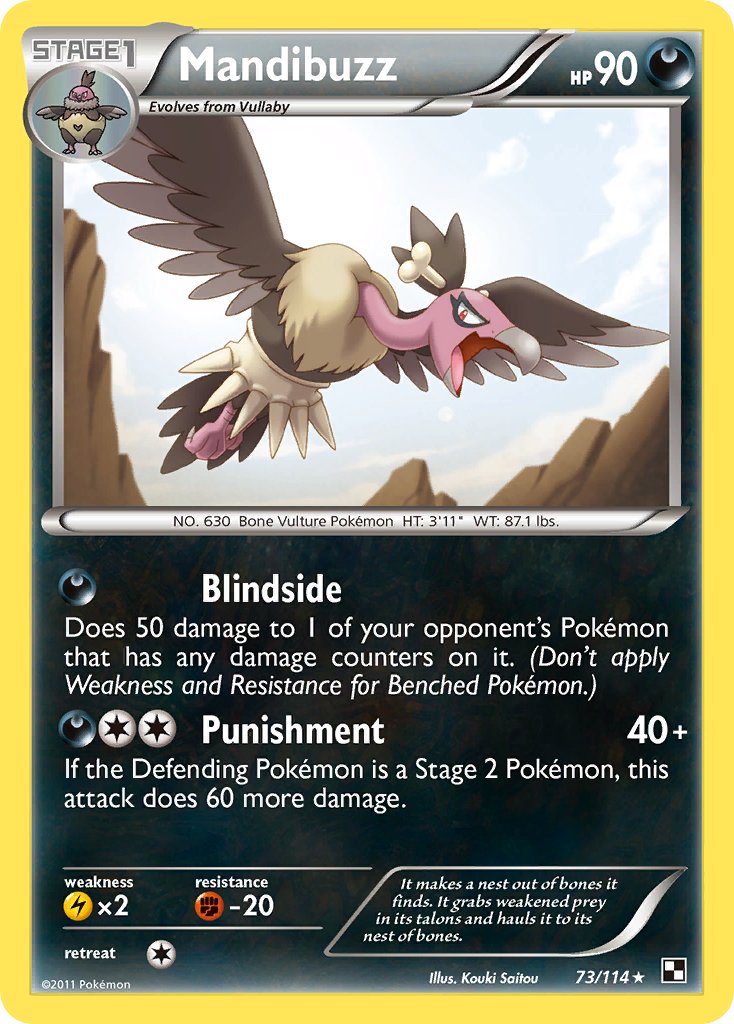 Mandibuzz (73/114) [Black & White: Base Set] | Exor Games New Glasgow