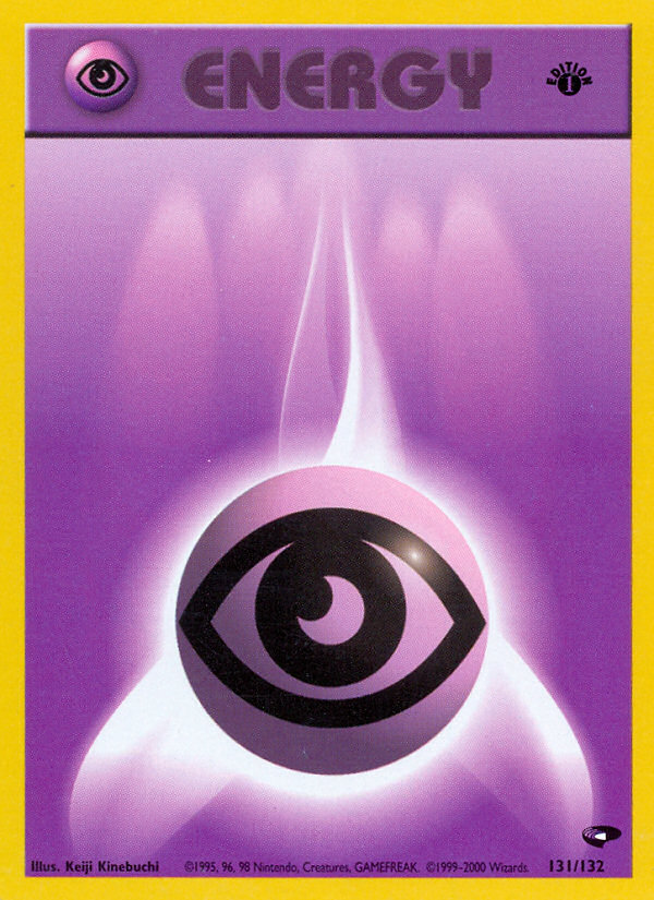 Psychic Energy (131/132) [Gym Challenge 1st Edition] | Exor Games New Glasgow