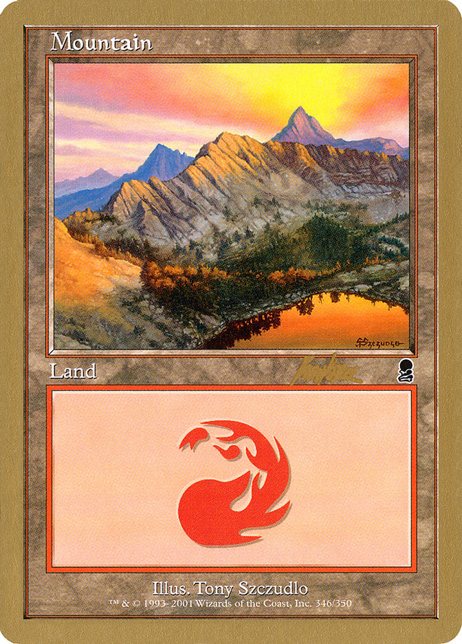 Mountain (bk346) (Brian Kibler) [World Championship Decks 2002] | Exor Games New Glasgow