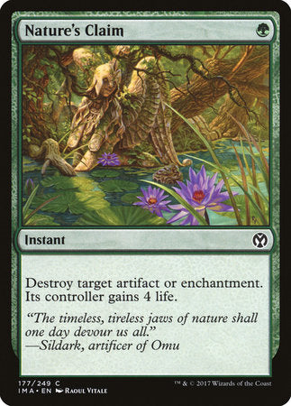 Nature's Claim [Iconic Masters] | Exor Games New Glasgow