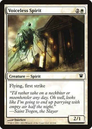 Voiceless Spirit [Innistrad] | Exor Games New Glasgow