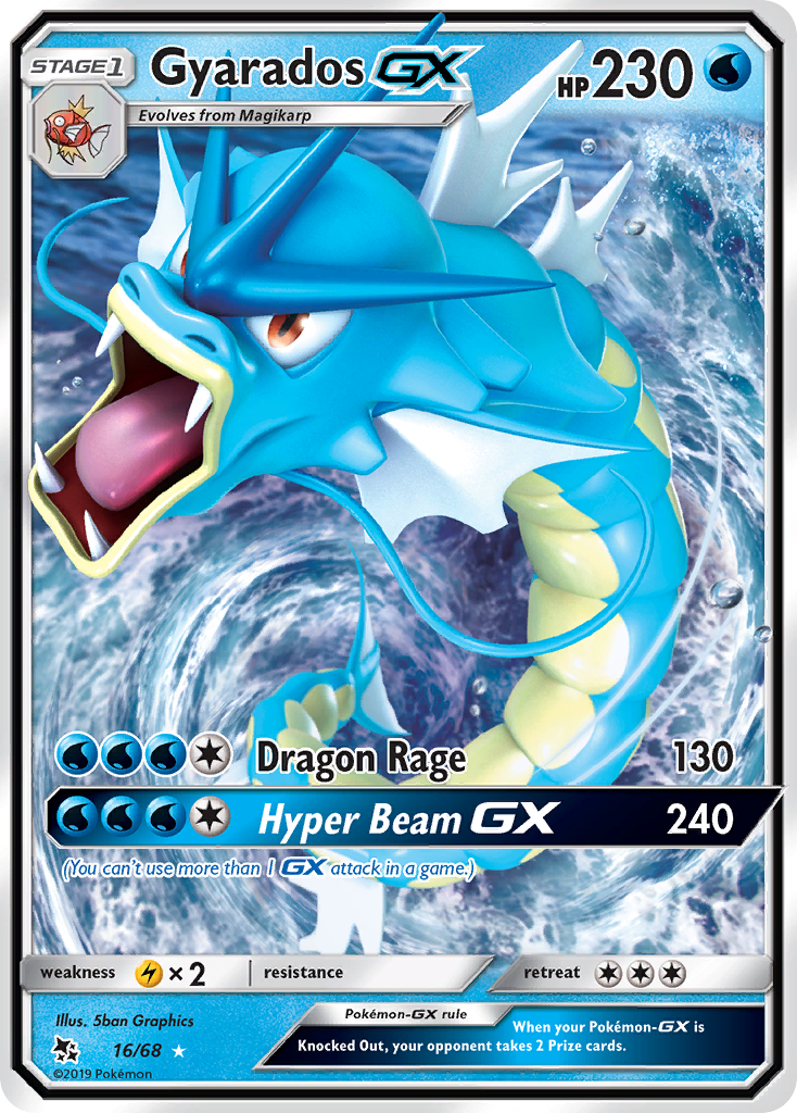 Gyarados GX (16/68) [Sun & Moon: Hidden Fates] | Exor Games New Glasgow