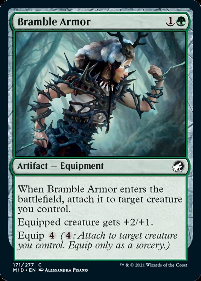 Bramble Armor [Innistrad: Midnight Hunt] | Exor Games New Glasgow