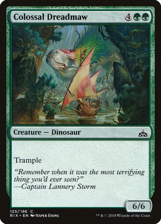 Colossal Dreadmaw [Rivals of Ixalan] | Exor Games New Glasgow