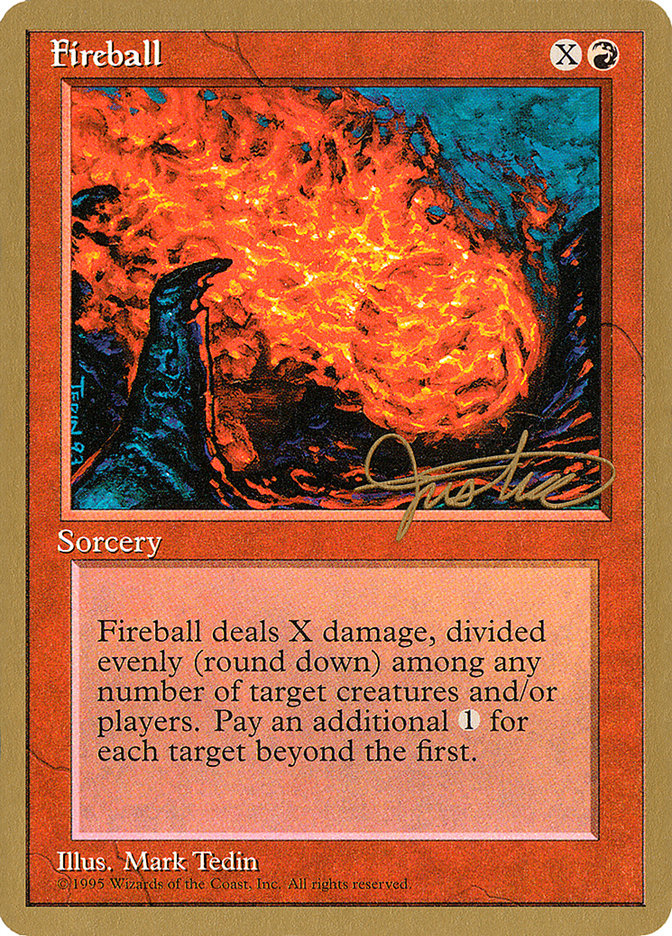 Fireball (Mark Justice) [Pro Tour Collector Set] | Exor Games New Glasgow