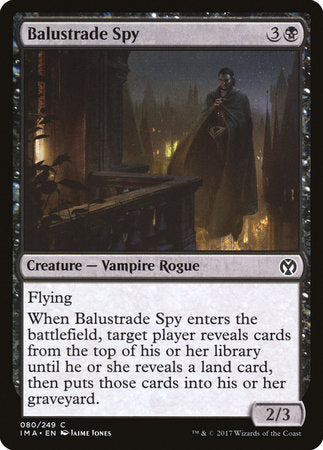 Balustrade Spy [Iconic Masters] | Exor Games New Glasgow