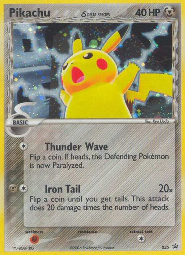 Pikachu (035) (Delta Species) [Nintendo: Black Star Promos] | Exor Games New Glasgow