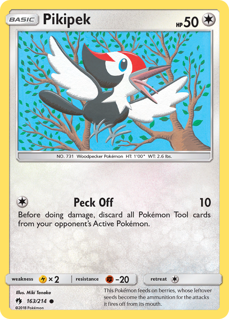 Pikipek (163/214) [Sun & Moon: Lost Thunder] | Exor Games New Glasgow