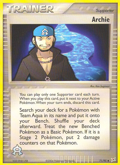 Archie (71/95) [EX: Team Magma vs Team Aqua] | Exor Games New Glasgow