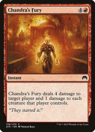 Chandra's Fury [Magic Origins] | Exor Games New Glasgow