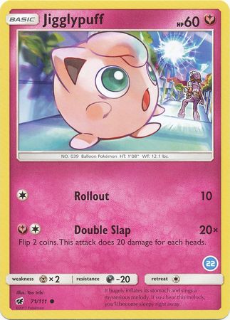 Jigglypuff (71/111) (Deck Exclusive #22) [Sun & Moon: Trainer Kit - Alolan Ninetales] | Exor Games New Glasgow