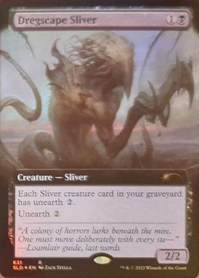 Dregscape Sliver (Extended Art) [Secret Lair Drop Promos] | Exor Games New Glasgow