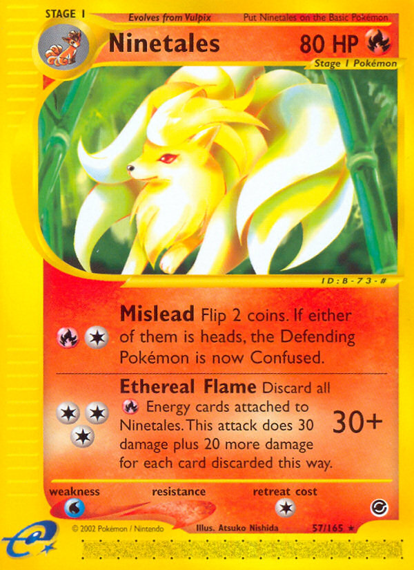 Ninetales (57/165) [Expedition: Base Set] | Exor Games New Glasgow