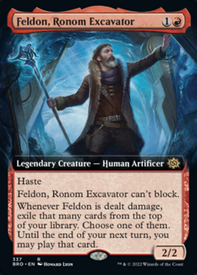 Feldon, Ronom Excavator (Extended Art) [The Brothers' War] | Exor Games New Glasgow