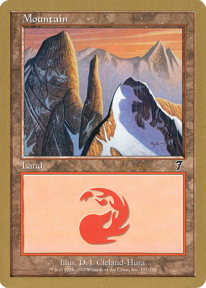 Mountain (jt337) (Jan Tomcani) [World Championship Decks 2001] | Exor Games New Glasgow