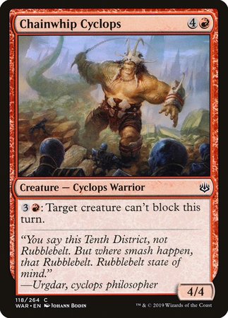 Chainwhip Cyclops [War of the Spark] | Exor Games New Glasgow