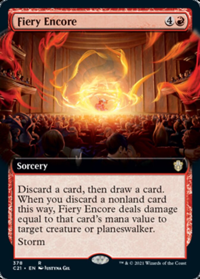 Fiery Encore (Extended) [Commander 2021] | Exor Games New Glasgow