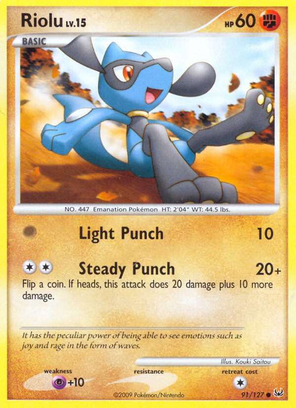 Riolu (91/127) [Platinum: Base Set] | Exor Games New Glasgow