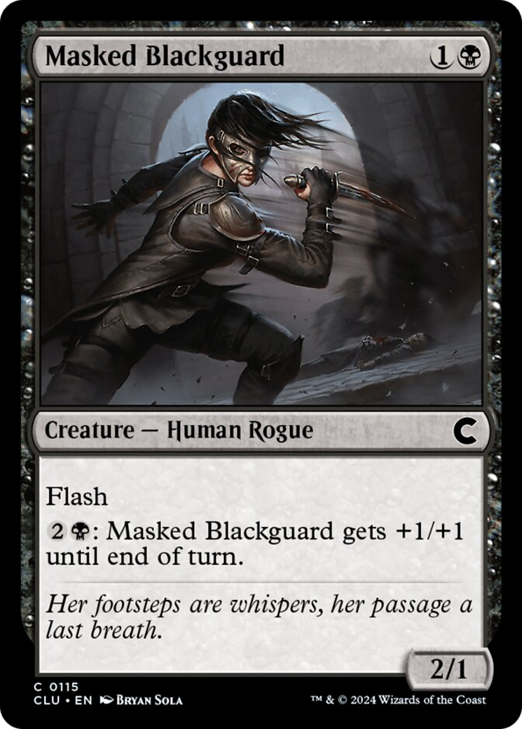 Masked Blackguard [Ravnica: Clue Edition] | Exor Games New Glasgow