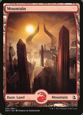 Mountain (253) - Full Art [Amonkhet] | Exor Games New Glasgow