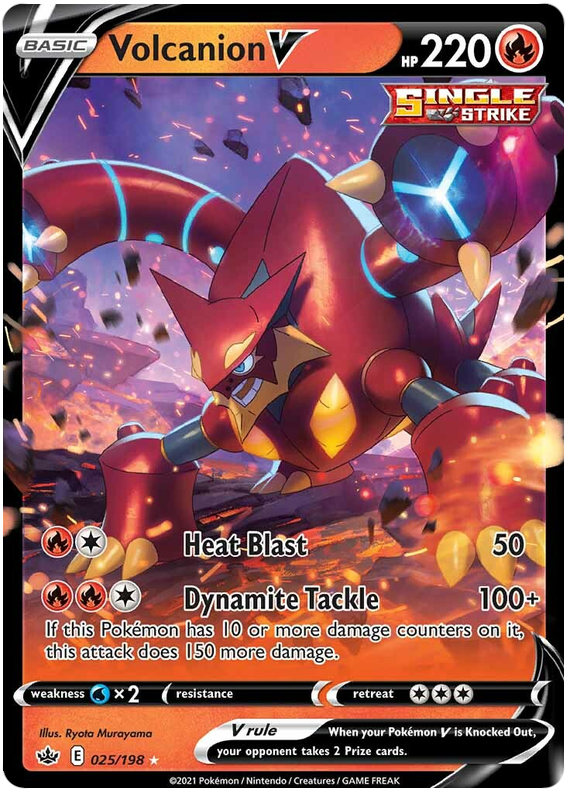 Volcanion V (025/198) [Sword & Shield: Chilling Reign] | Exor Games New Glasgow