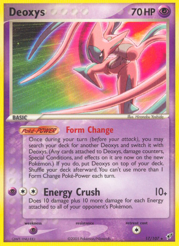 Deoxys (17/107) [EX: Deoxys] | Exor Games New Glasgow