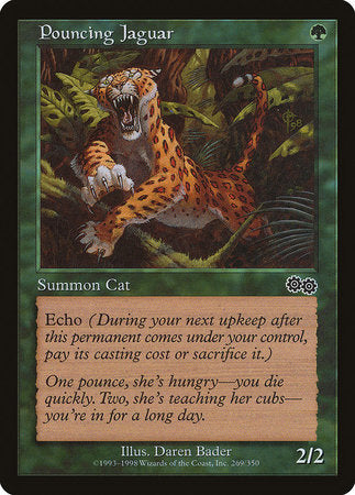 Pouncing Jaguar [Urza's Saga] | Exor Games New Glasgow