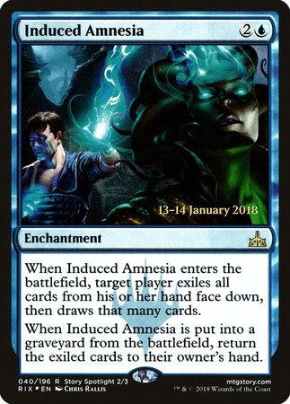 Induced Amnesia [Rivals of Ixalan Promos] | Exor Games New Glasgow