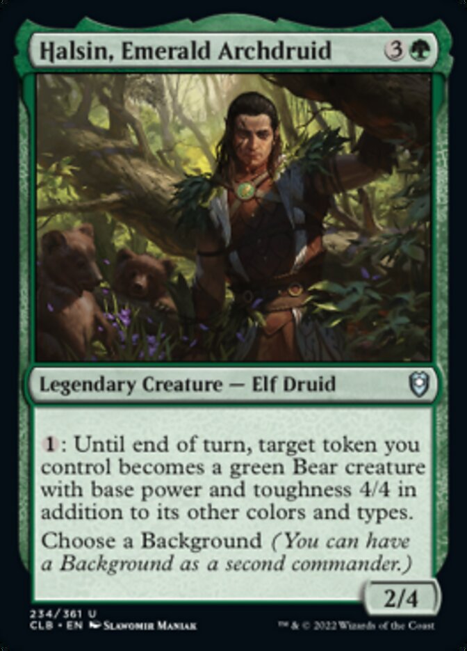 Halsin, Emerald Archdruid [Commander Legends: Battle for Baldur's Gate] | Exor Games New Glasgow