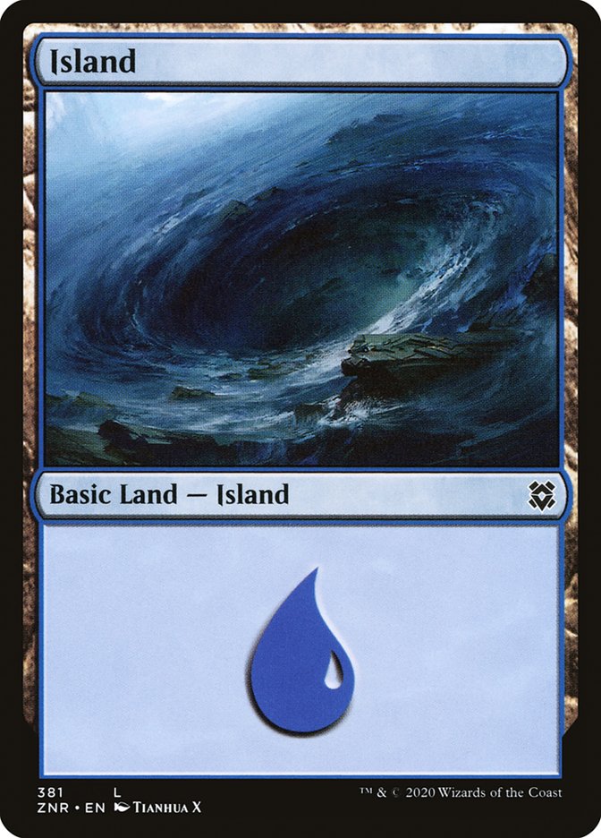 Island (381) [Zendikar Rising] | Exor Games New Glasgow