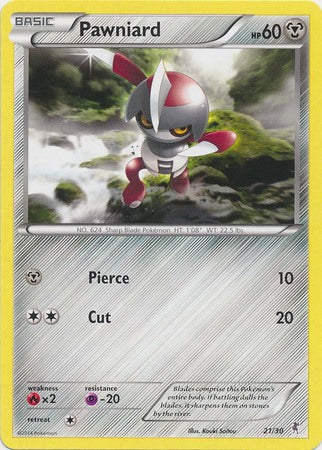 Pawniard (21/30) [XY: Trainer Kit 1 - Bisharp] | Exor Games New Glasgow