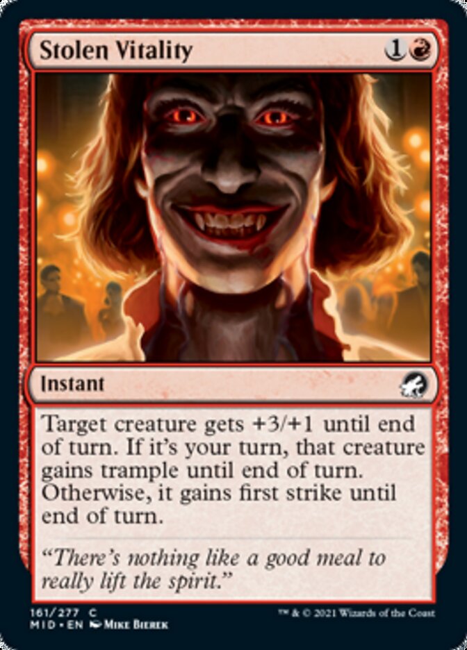 Stolen Vitality [Innistrad: Midnight Hunt] | Exor Games New Glasgow