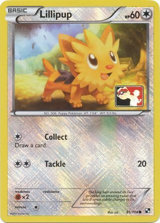 Lillipup (81/114) (League Promo) [Black & White: Base Set] | Exor Games New Glasgow