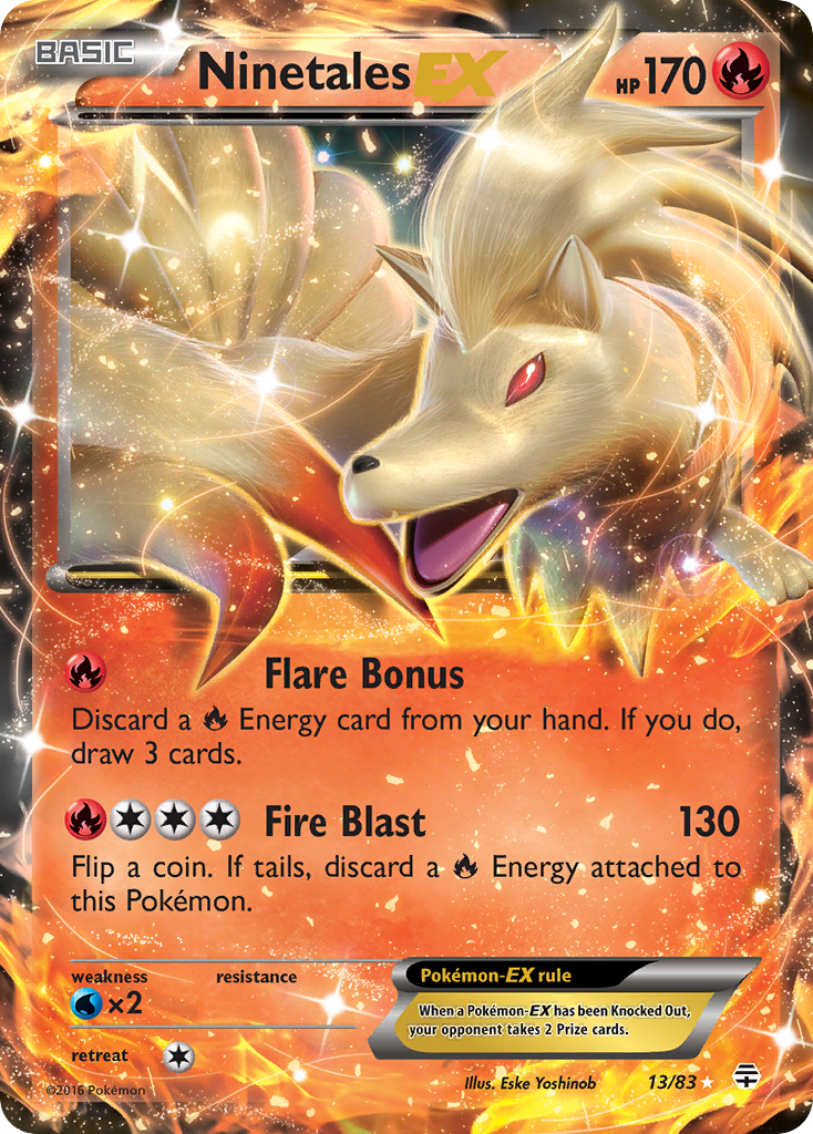 Ninetales EX (13/83) [XY: Generations] | Exor Games New Glasgow