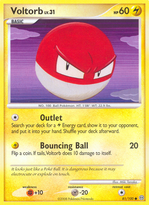 Voltorb (81/100) [Diamond & Pearl: Stormfront] | Exor Games New Glasgow