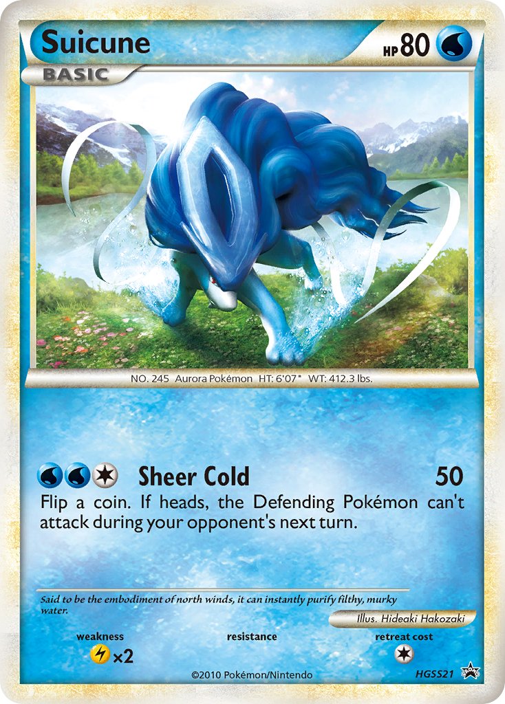 Suicune (HGSS21) [HeartGold & SoulSilver: Black Star Promos] | Exor Games New Glasgow