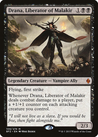 Drana, Liberator of Malakir [Battle for Zendikar] | Exor Games New Glasgow