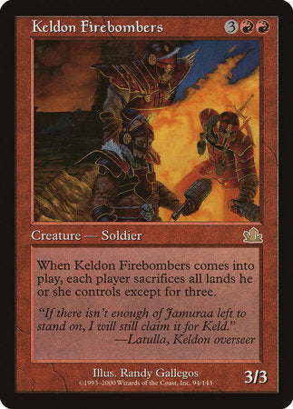 Keldon Firebombers [Prophecy] | Exor Games New Glasgow