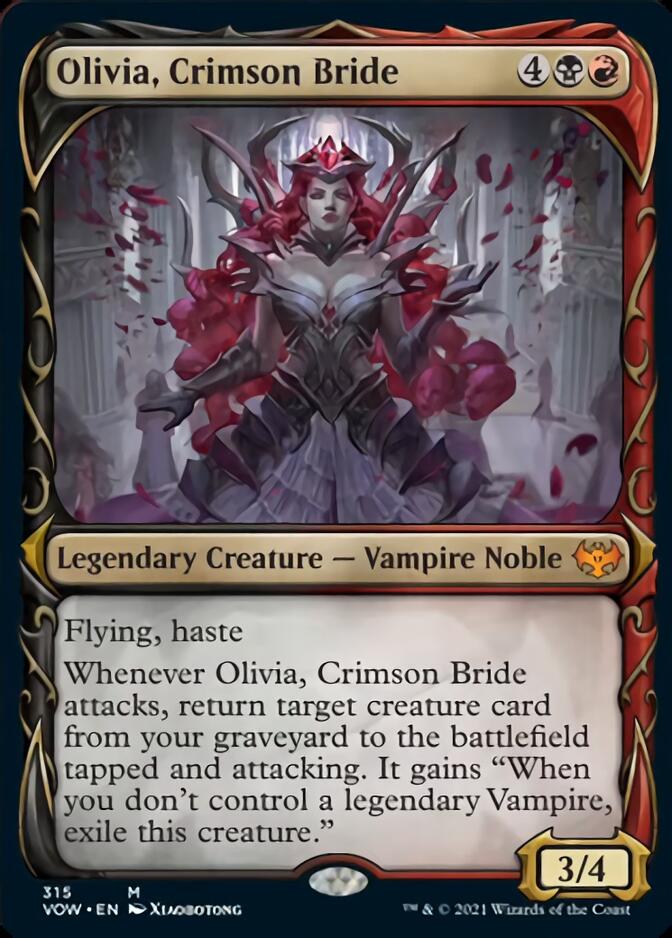 Olivia, Crimson Bride (Showcase Fang Frame) [Innistrad: Crimson Vow] | Exor Games New Glasgow