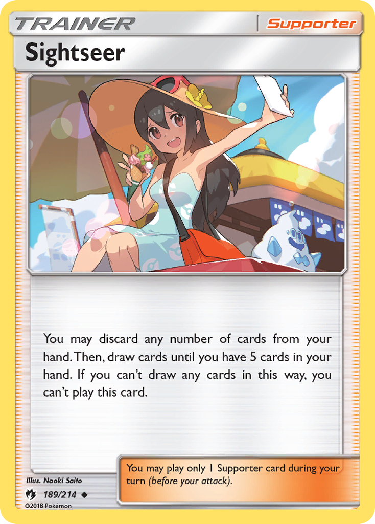 Sightseer (189/214) [Sun & Moon: Lost Thunder] | Exor Games New Glasgow