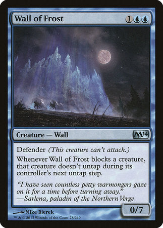 Wall of Frost [Magic 2014] | Exor Games New Glasgow